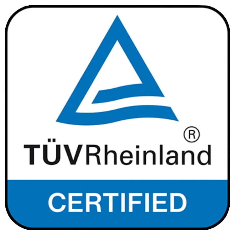 TÜV Rheinland Certified