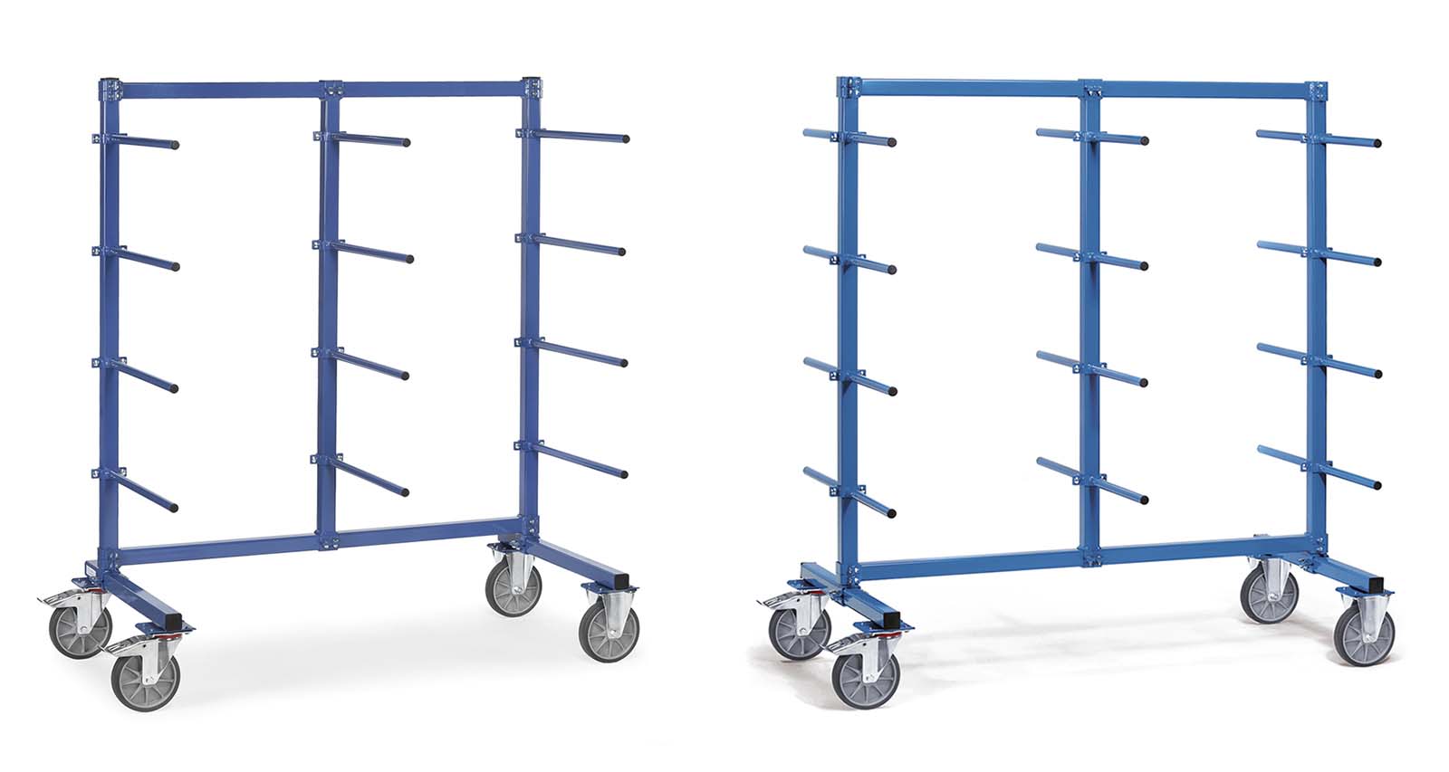 trolleys with carrier spars