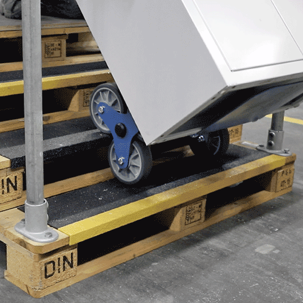 easily move goods with stair trolleys